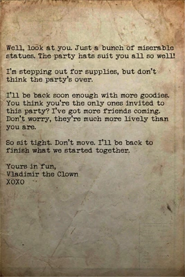 FO76BS Note Be Back Soon PTS