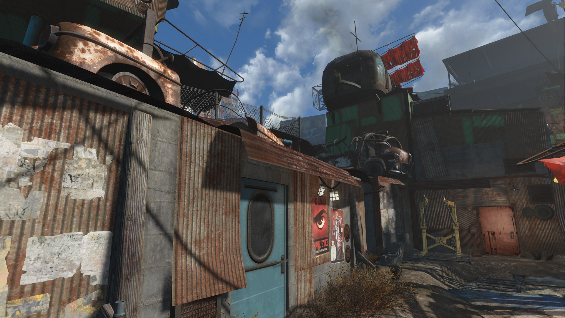 Fallout 4 mod gives you a movable home base built inside a Vertibird