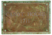 Cabot House plaque