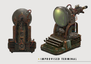 Concept art of the handmade terminal