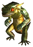 Grüner Geckos aus dem Add-On Honest Hearts