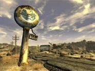 Sign along Highway 95