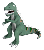 The dino toy modeled after the Novac T-Rex