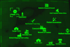 FO4 map Vault 111