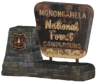 FO76 Monongahela front sign