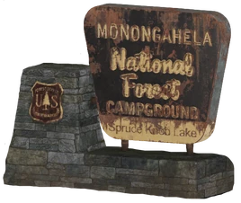 FO76 Monongahela front sign