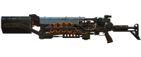 Modifications: shielded barrel, recoil compensating stock, capacitor boosting coil, scope, compensator
