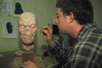 F1 Set clay head WIP 2