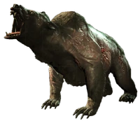 Yao guai in Fallout 4 and Fallout 76