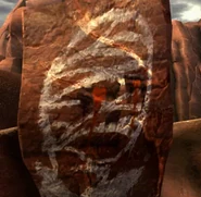 La leyenda del hombre quemado en las piedras de Zion