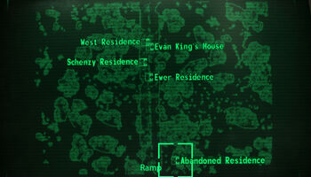 Abandoned residence loc map