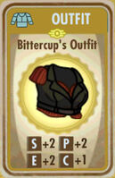 Bittercup's outfit card