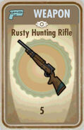 Fos Rusty Hunting Rifle Card