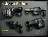 Protectron drill gun