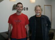 With Josh Sawyer in 2010