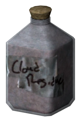 Jar of cloud residue