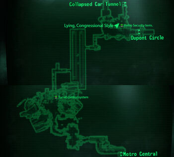 Metro Dupont Circle Station map