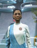 Madison in her Institute uniform in Fallout 4