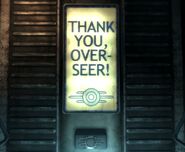 Vault 101 Thank you, Over-seer!