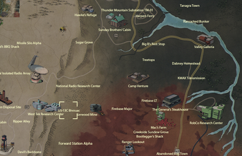 US-13C Bivouac map