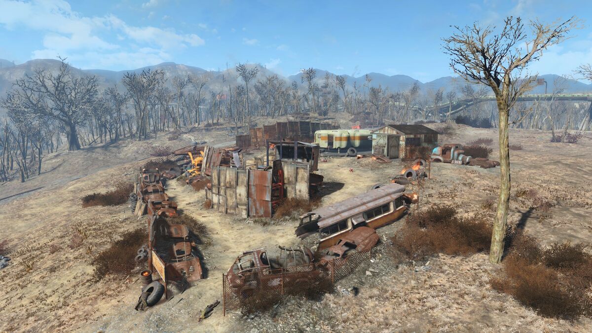 Fallout 4 прототип боевого стража на свалке фото 2