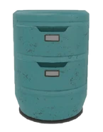 Низкая синяя картотека