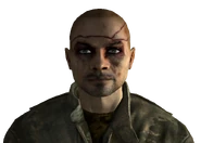 Шрамы от операций на голове лоботомита (консоль)