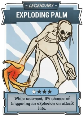 FO76OW Legend card Expl palm
