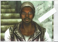 Picture of Three Dog signed by Erik Dellums