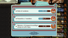 Fallout Shelter menú de objetivos