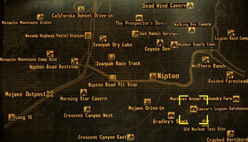 fallout new vegas legion locations