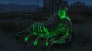 FO4 Glowing mirelurk hunter at night