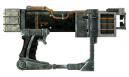 Laser pistol (GRA) with the focus optics and recycler modifications