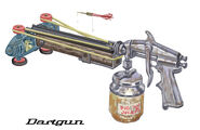 Dart gun concept art by Adam Adamowicz.