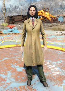 Yellow cheap trench coat