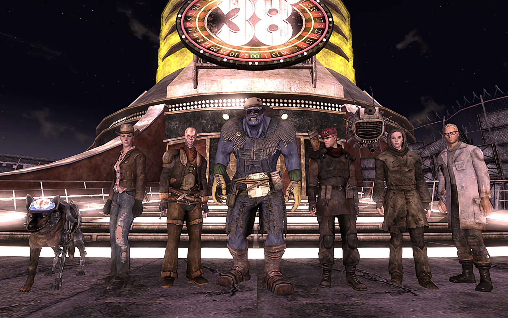 Veronica, Rose, and other New Vegas followers modded into Fallout