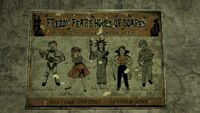 Freddy Fear's House of Scares poster in a room upstairs