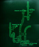 Esp Túneles de Jury Street Mapa Loc
