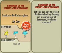 FoS Guardian of the Wastes Radscorpions! card