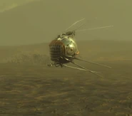 Un Eyebot dans la Mer Luminescente