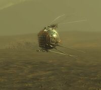An Eyebot in the Glowing Sea