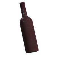 Burgundy bottle