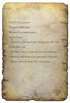 Esplanade mission brief