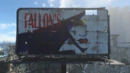 Fallon's Department Store billboard in the downtown area of the Commonwealth