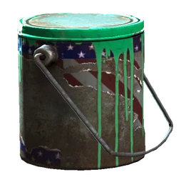 Fallout4 Green paint