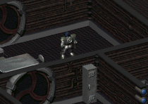 Rhombus dans son bureau dans Fallout