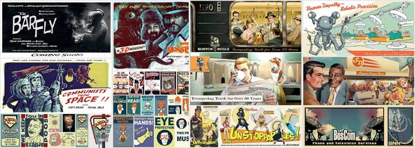 Приклади рекламних плакатів.