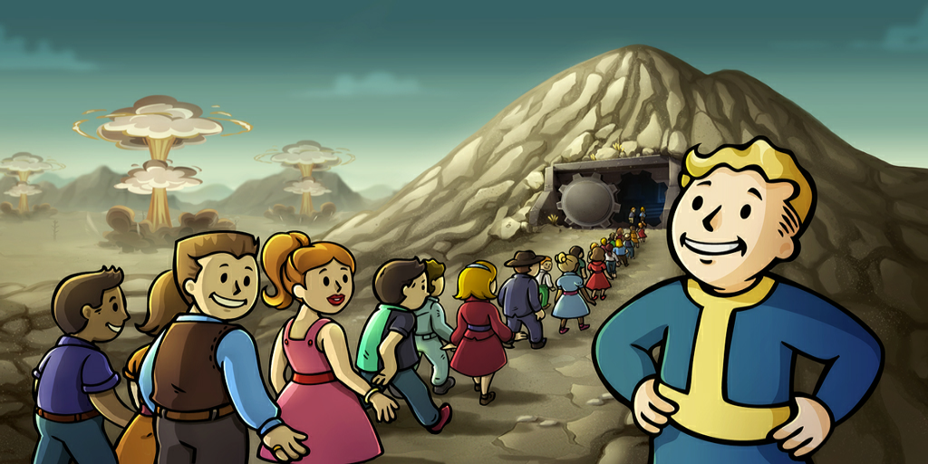 Vault boy СѓР±РµР¶РёС‰Рµ