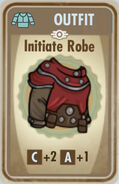 Initiate robe card