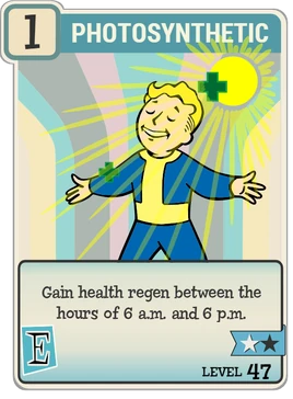 FO76 Photosynthetic perk